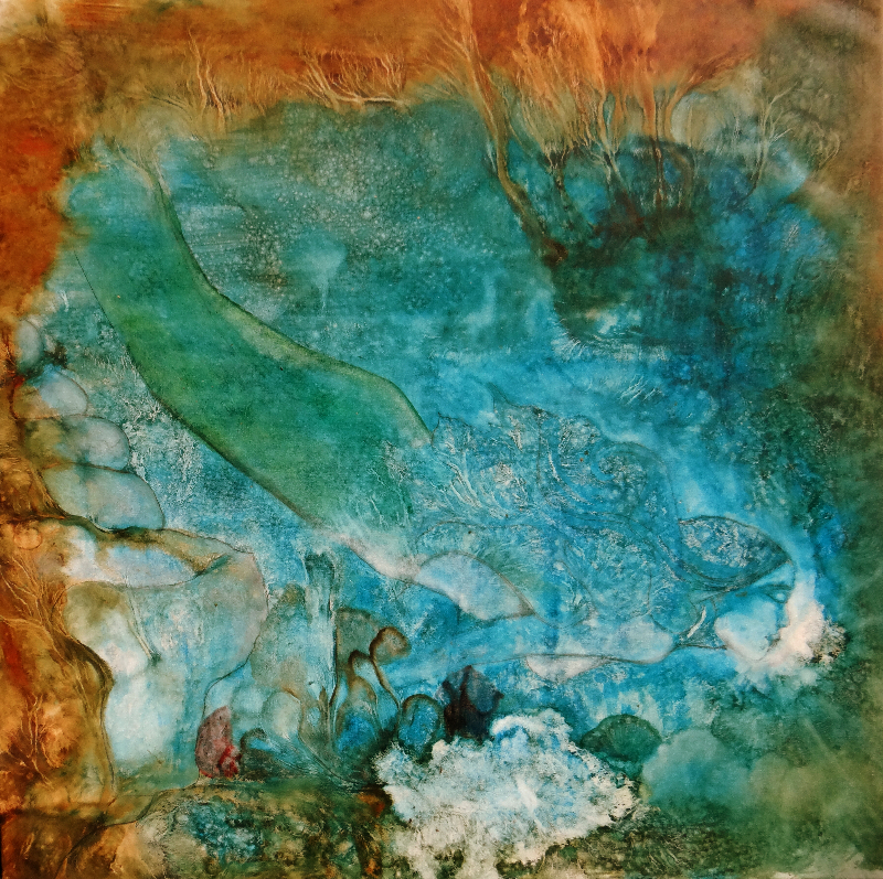 Mermaid Descending by artist JudiBeth Hunter
